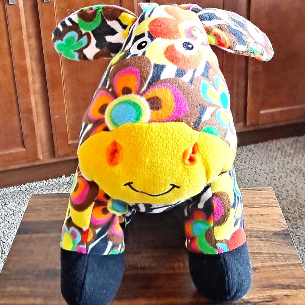 ๐HOST PICK๐ ๐ Melissa and Doug Plush Floral Colors Zelda The Zebra - Picture 1 of 5